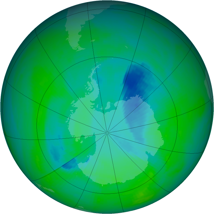 Ozone Map 1989-12-05